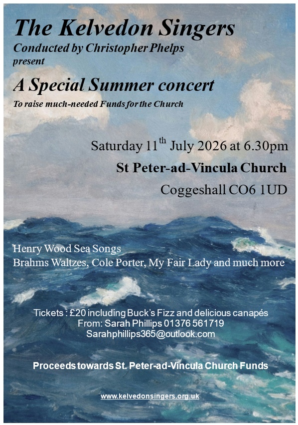 Summer 2026 concert flyer